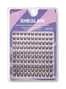 SHEGLAM Blink Behavior Cluster Bulu Mata Spiky Wispy - B05 Hybrid Merek Kecantikan Kosmetik Makeup Untuk Wanita Dan Anak Perempuan - Hitam - View 5