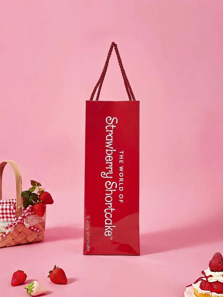 Strawberry Shortcake X POKOJA LAND Paper Hand Bag Suitable For Holiday Gift Packaging - A - View 4