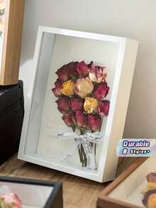 1 buah Bingkai Bunga Kering DIY, Kotak Berbayang, Bingkai Foto Berongga, Kotak Penyimpanan, Bingkai Pajangan Figur, Bingkai Pajangan Spesimen, Stand Pajangan Model. Cocok untuk Pajangan Bunga Kering, Hadiah Bingkai Foto, Dekorasi Hari Ibu, Paskah, dan Idul Fitri. - MultiWarna - View 1