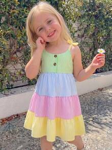 SHEIN Young Girls Dresses - Multicolor - View 2