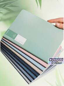 1 Set/4 Books A5 Notebook, 36 Pages, PortableNotebook, Minimalist Planner, Lined Workbook,Suitable For Carrying In Bag, Can Be Used For Notes,School Supplies, Meeting Minutes, Student CampusAssignments, Office Supplies, Back ToSchool Supplies - multicolor - View 1