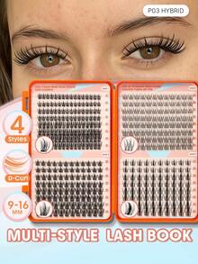 SHEGLAM Lash Pages 多風格混合睫毛叢 品牌美妝化妝品 適合女士與女孩 - 黑色 - 查看 1