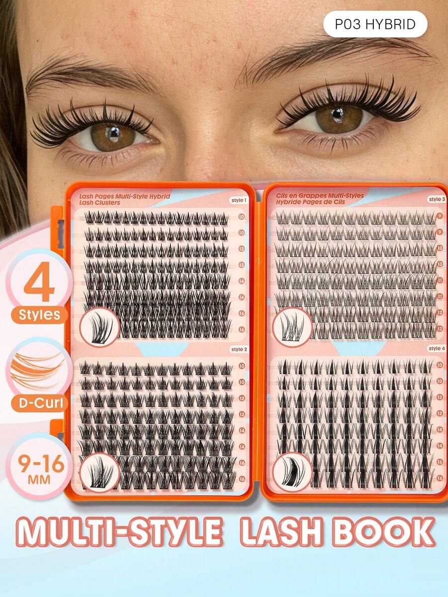 SHEGLAM Lash Pages 多風格混合睫毛叢 品牌美妝化妝品 適合女士與女孩 - 黑色 - 查看 1