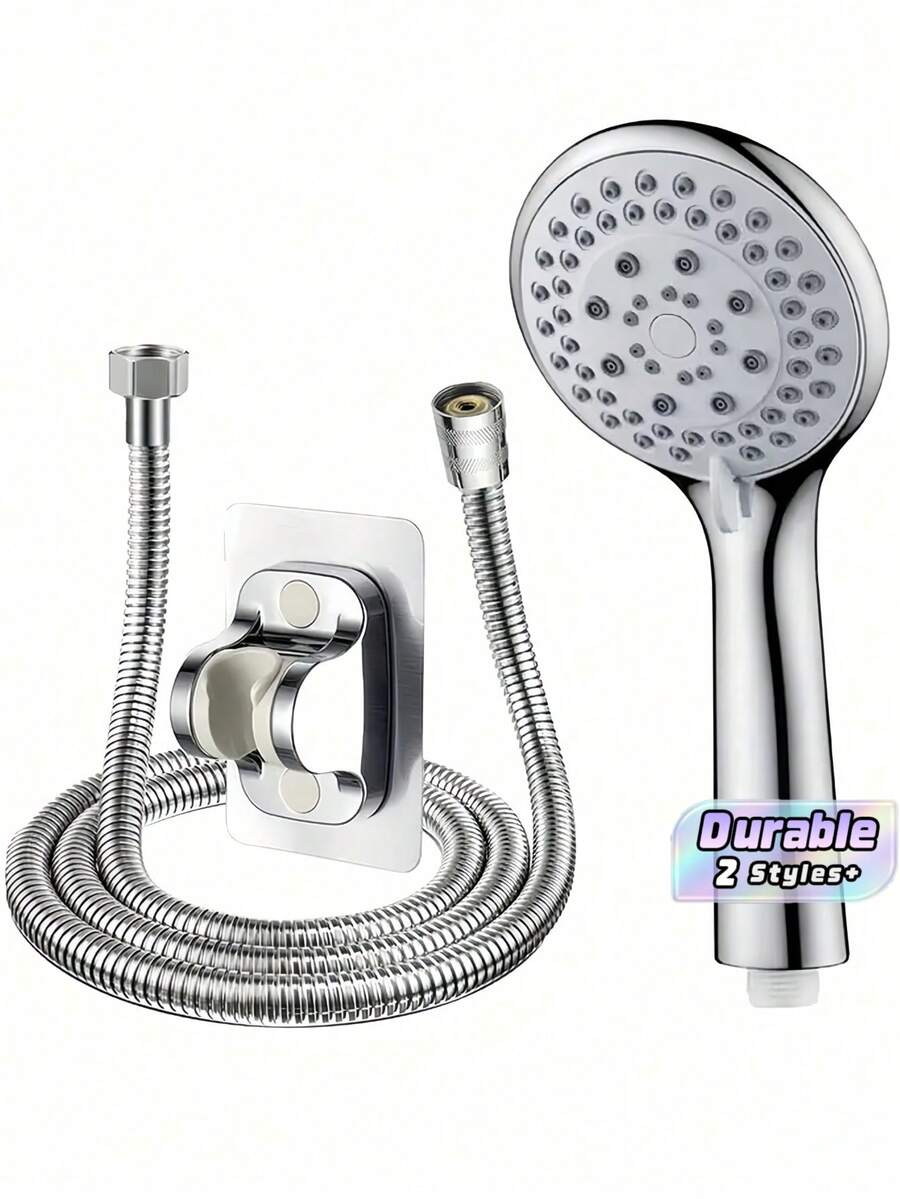 3 Packs High Pressure Handheld Shower Head Set, 5 Spray Modes Multifunctional Bathroom Shower With 59 Inch Hose & Easy Install Wall Bracket, Wall Mount Shower For Bathroom Outdoor RV, Ideal For Bathroom Renovation & Holiday Gifts - Multicolor - View 1