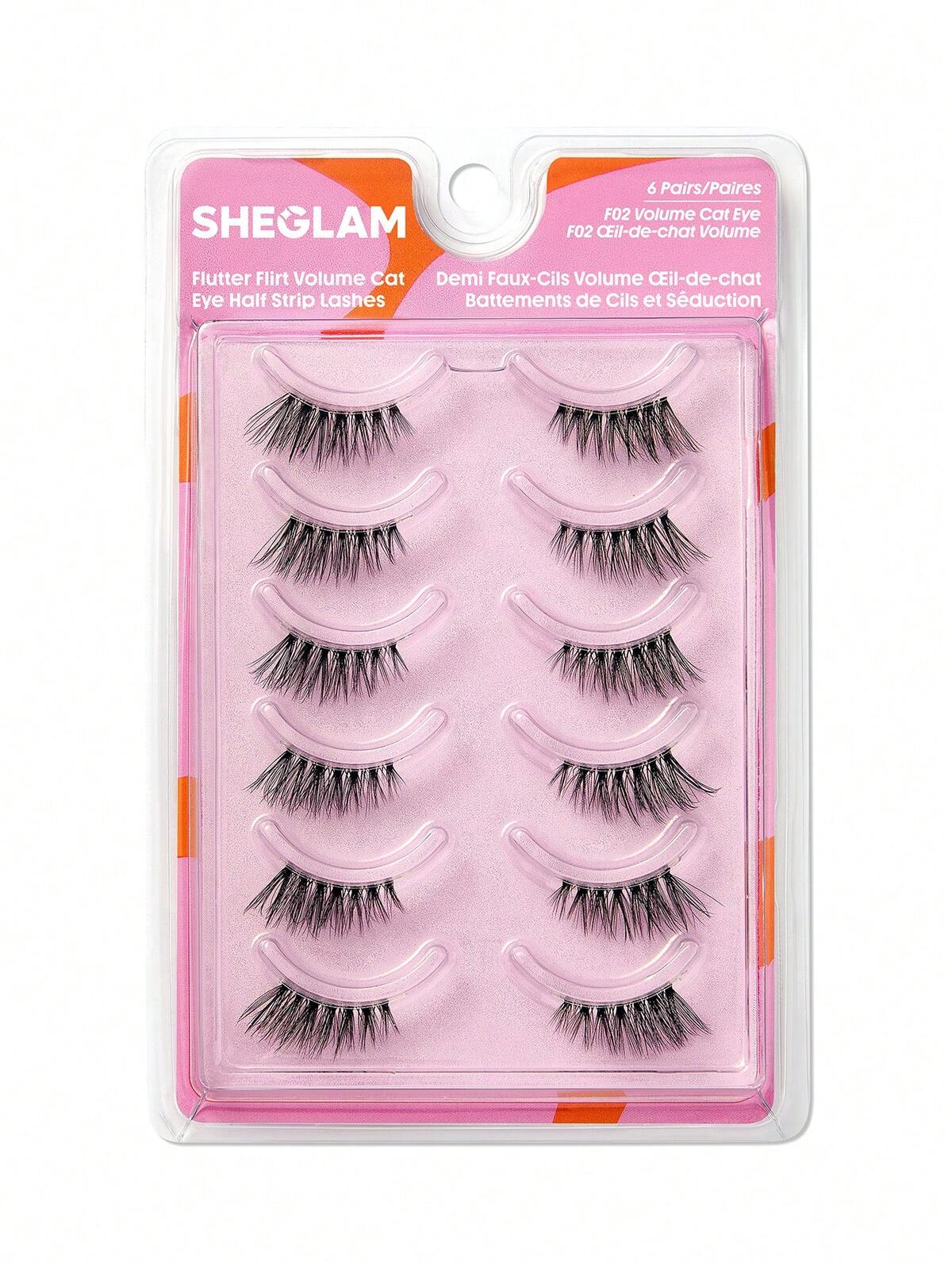 Flutter Flirt Volume Cat Eye Half Strip Lashes