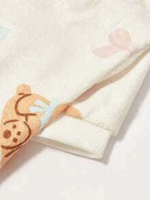 PETSIN 1 Pc Cute Scarf Bear Bow Printed Pet Autumn/Winter Thick Flannel Pet Warm Clothes - Multicolor - View 12