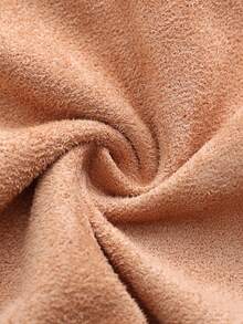 LUMIGAL Women's Autumn/Winter New Design Suede Fashion Versatile Lapel Zipper Long Sleeve Jacket Everyday Camel Elegant - Brown - View 5