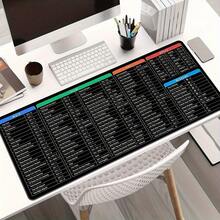 Large Shortcut Mouse Pad Word Excel PPT Hotkey Keyboard Shortcuts For Work Game Office Home Computer Accessory - Mouse Pad - View 12