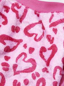 PETSIN 1 Piece Of Caring Flannel Pet , Thick And Warm Pet Clothing In Rose Red Flannel - Multicolor - View 12