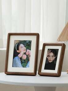 1-Piece Set Of High-End Mortise And Tenon Solid Wood Photo Frames, Desktop Photo Frames, Creative Solid Wood Photo Frames, Birthday And Graduation Gifts - Black walnut - View 3