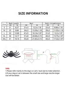 PETSIN 1 buah Kostum Halloween Hewan Peliharaan Lucu dengan Desain Laba-laba Kreatif untuk Kucing, Anjing, dan Anak Anjing Kecil - Hitam - View 4
