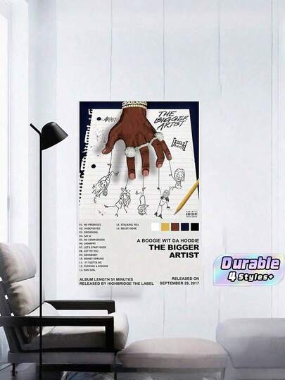 1pc Modern Music Themed Canvas Poster – Creative Artwork For Bedroom Living Room Wall Decor, Gift (Unframed)