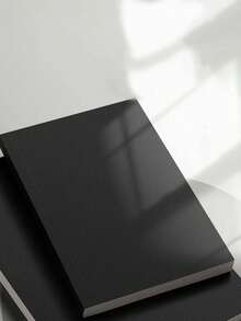 A6 Thickened Black Notebook, 128 Sheets, Ruled/Grid/Blank, Practical For Students, School Supplies, Back To School - A6 - View 7