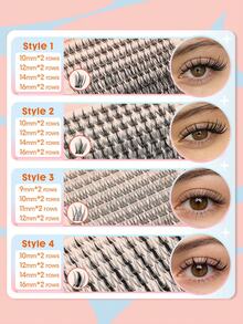 SHEGLAM Lash Pages 多風格混合睫毛叢 品牌美妝化妝品 適合女士與女孩 - 黑色 - 查看 2