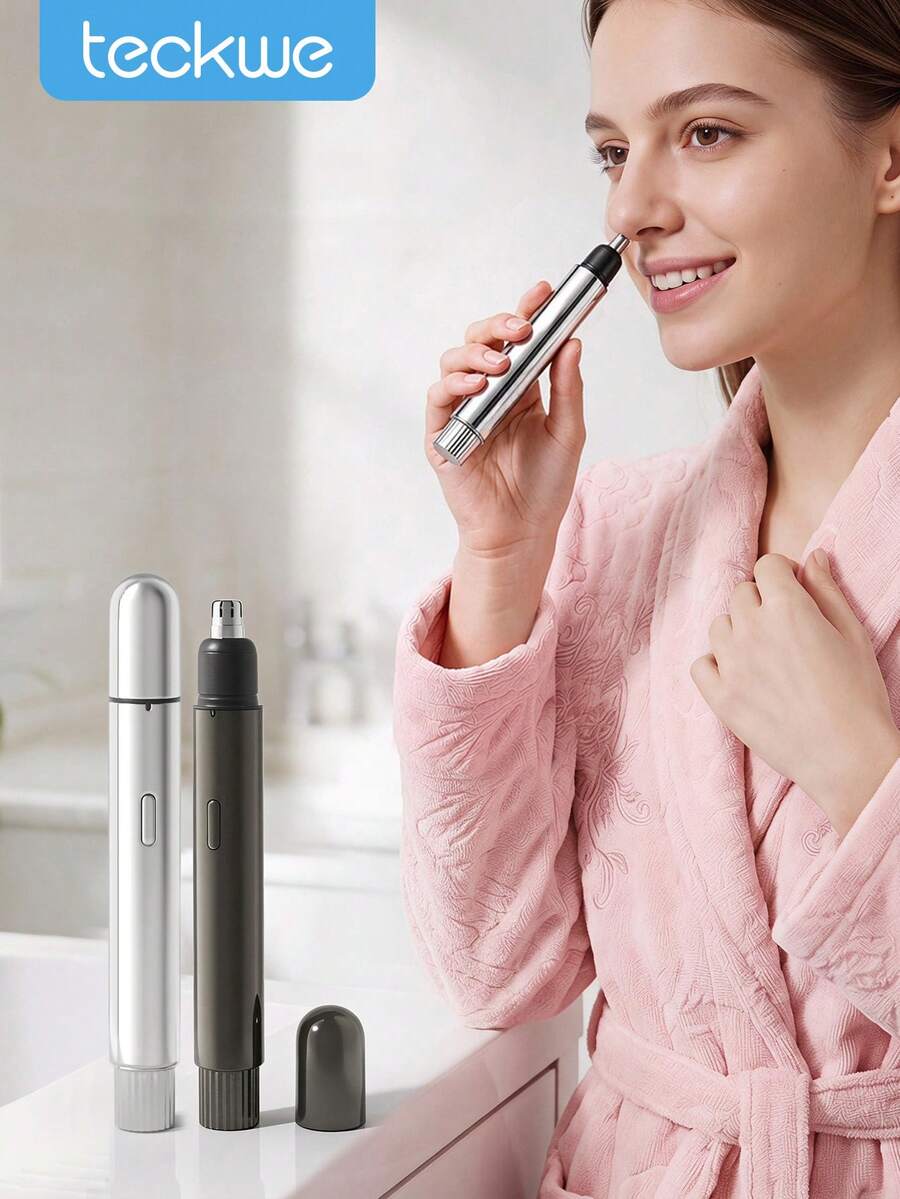 Teckwe Electric Nose Hair Trimmer, Men's Ear & Nose Hair Trimmer, USB Rechargeable, Long Battery Life.,ABS,150mah - Nose hair trimmer - View 1