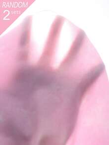 SHEIN 4件組女孩可愛蝴蝶結與愛心印花短袖短褲針織睡衣套裝 - 彩色 - 查看 7