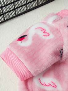 PETSIN 1 Pc Flannel Pet Swan Cartoon Patterned Without Cap - Multicolor - View 9