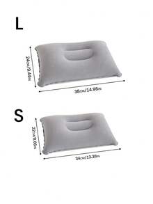 1/2 Outdoor Portable PVC Plush Inflatable Pillows, Camping Sleeping Bag Pillows, Nap Pillows - Multicolor - View 4