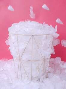 2000Pcs Rayon Artificial Silk White Rose Petals Soft Romantic Decoration For Wedding Party Birthday Graduation Proposal Summer Beach Room Decor Gift Filler Supplies - White - View 3
