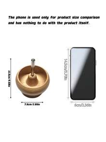 DIY 珠飾旋轉器，木製手鍊旋轉器附 1 根串珠針，適用於製作米珠、黏土珠、腰帶、手鍊 - 杏色 - 查看 4