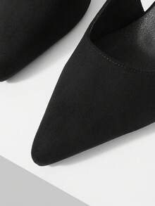 Mnmlis Women's Wedge Heel Platform Shoes Fall Shoes - Black - View 4