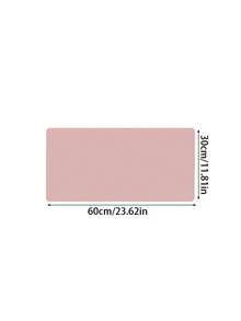 1PC Diatomaceous Earth Non Slip Waterproof Scratch Proof Pink Desk Mat Mouse Pad Office Home Laptop Student Dorm Makeup Table Nail Salon Desk Protector Keyboard Pad - pink - View 6