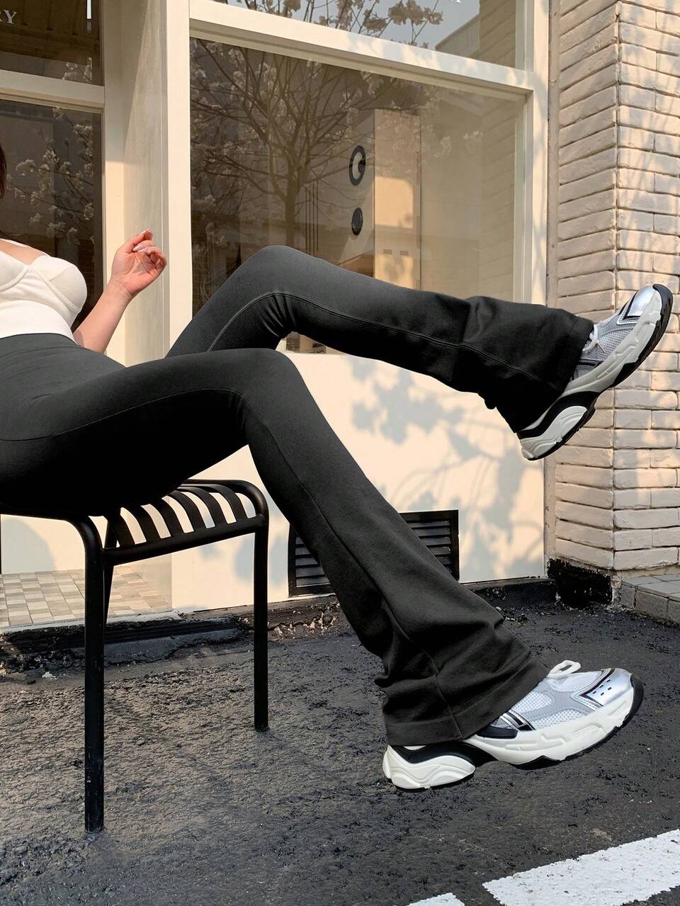 Women's Slim Fit Elegant Base Layer Pants Fall