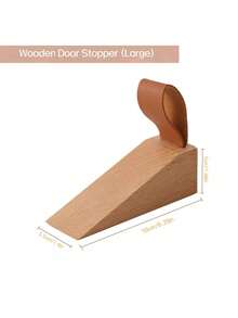 1pc/2pcs Nordic Solid Wood Door Stopper With Heightened Design For Bedrooms, A Movable Top Door That Prevents Doors From Slamming, Made Of Wood And Featuring Anti-Collision And Anti-Slamming Functions For Doors And Windows - one size fits all - View 9