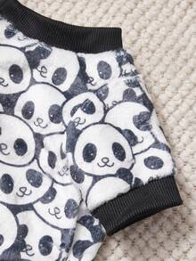 PETSIN 1 Printed Panda Flannel Sweatshirt, Thick And Warm For Pets In Autumn And Winter - Multicolor - View 14
