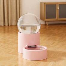 Tempat Makan & Minum Otomatis untuk Hewan Peliharaan, Wadah Makanan & Minum Berbentuk Bola, Dispenser Otomatis, Transparan, Krem, Dekorasi Rumah - 0,8 liter - View 17