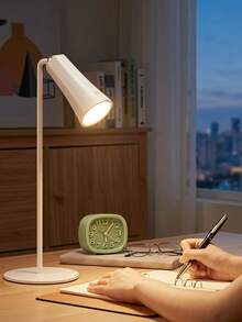 LED Eye‑Protection Desk Lamp With Rotatable Lamp Head, Soft Non‑Glare Table Light For Study Reading Bedroom Desktop Home Decoration, Back‑To‑School Essential Desk Lamp - desktop - View 2