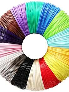 3D Pen PLA Filament Refill, Each Color 10feet, Total 150 Feet 3D Pen/3D Printer PLA Sample Pack, - multicolor - View 8