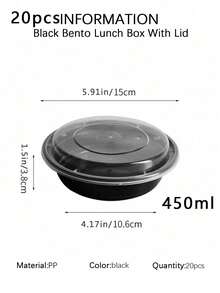 20/50pcs, 26oz Black Bento Lunch Box With Lid, Rectangular Food Storage Container , Stackable Leak-Proof Meal Prep Containers, Microwave Food Containers, Kitchen Gadgets, Kitchen Accessories, Household Kitchen Supplies - Multicolor - View 10