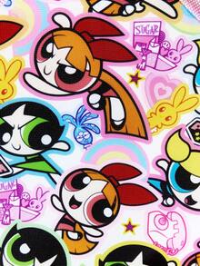 THE POWERPUFF GIRLS X SHEIN 可愛超級英雄女孩印花保溫午餐袋，可重複使用防漏保溫冷藏手提袋 - 雜色 - 查看 2
