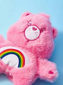 Care Bears X PETSIN 1pc Pink Heart-Shaped Bear Dog Toy With Built-In BB Sound, Cute Cartoon Design, Great For Interactive Play, Teeth Grinding & Cleaning, Suitable For Daily Fun, Outdoor Play, Home Alone Entertaining, Also A Unique Personalized Gift For Pet's Birthday Or Anniversary - Pink love bear - View 6