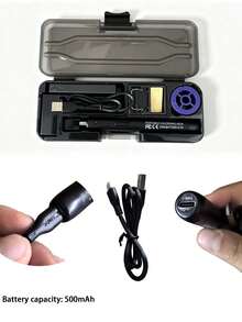 1pc Wireless Soldering Iron, 3 Heat Settings, USB Charging, Flux, Stand, Storage Case - Multicolor - View 3