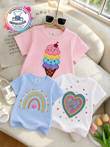 Young Girls T-Shirts - 霧霾藍 - 查看 1