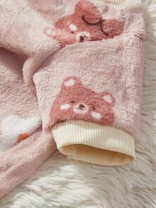 PETSIN 1 Pc Cute Bear Flannel Pet Graphic Warm Pet - Multicolor - View 13