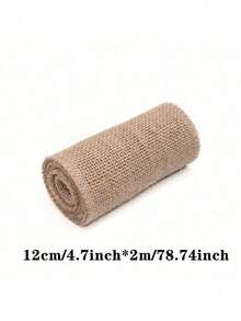 2 متر / 78.74 بوصة قماش الخيش الطبيعي، مثالي لتغليف الهدايا DIY، مفرش الطاولة، الحرف الفنية المنزلية، إكسسوارات الديكور اليدوية للزفاف والحفلات - 25 سم * 2 متر - مشاهدة 3