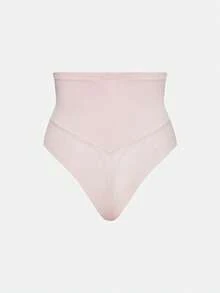 SHAPORA 女款純色休閒日常穿著塑形三角內褲 - 淺粉色 - 查看 1