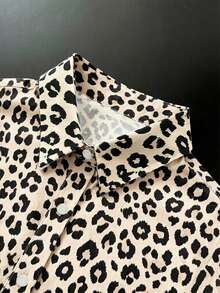 Resyla Digital Print Loose Casual Long Sleeve Women's Blouse - Multicolor - View 5