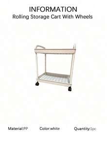 3/4/5-Tier Rolling Storage Cart With Wheels - Multi-Functional Organizer, Sturdy Plastic Construction, Easy To Assemble, Tool-Free, Space-Saving Storage Rack Suitable For Kitchens, Bathrooms, Offices, Bedrooms - Suitable For Home And Commercial Use - Car Storage Rack/Black - View 11