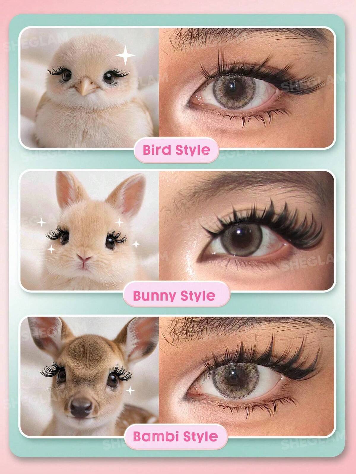 Flutter Wild Bambi Style Lash Clusters