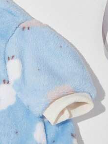 PETSIN 1 Pc Fleece Light Blue Cute Cartoon Sheep Pet - Multicolor - View 6
