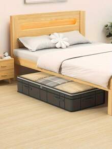 1PC Large Under-Bed Storage Bag, Transparent Top, Clothing Storage Bag, Large Capacity For Home Use, Suitable For Bedroom, Living Room, Seasonal Storage And Decoration - Multicolor - View 3