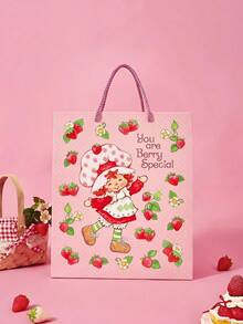 Strawberry Shortcake X POKOJA LAND 紙製手提袋，適合節日禮品包裝 - B - 查看 1