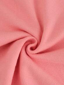 GlowEve Light Pink High Neck Slim Fit Knitted Sweater For Women, Autumn/Winter Niche Design, Asymmetrical Collar, Fitted Slimming Knit Top Brunch Elegant - Pink - View 7