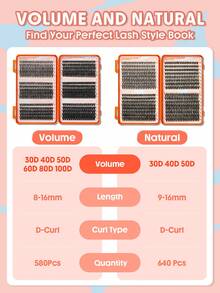 SHEGLAM Lash Pages Light Volume Lash Clusters Brand Beauty Cosmetic Makeup For Women And Girls - Black - View 4