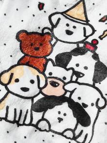 1 Piece Of Seven Small Dog Flannel Pet , White Flannel Thick Warm Pet Clothing - Multicolor - View 6