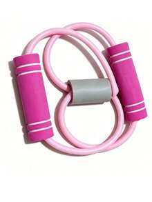 1 Pedal Resistance Band, Home Fitness Tension Rope/Sit Up Assist, Four Tube Elastic Band, Ergonomic Design, Durable Purple/Pink Resistance Band, Suitable For Home Fitness, Heart Rate Exercise And Strength Training, - Multicolor - View 8